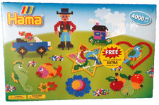 Original  Hama Beads Craft Set 5000 beads trays NEW