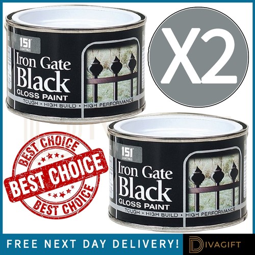 Black iron gate - x,