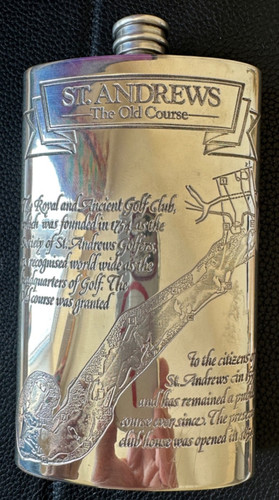 Andrews old course flask - st,