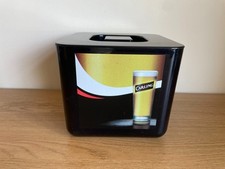 Carling Ice Bucket - Black / Square / Plastic - Beer / Lager / Brewerania