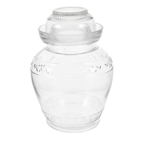 High strength glass pickle can - high,