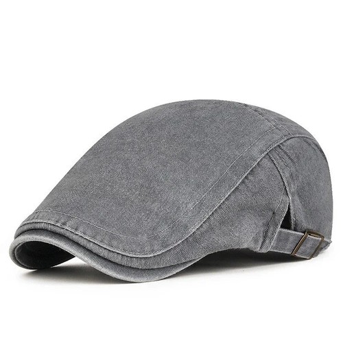 Men flat cap washed - cap,
