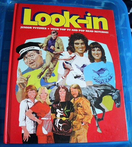Look hardback book annual - look-in,