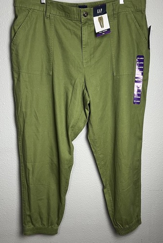 Nwt gap twill jogger olive - twill,