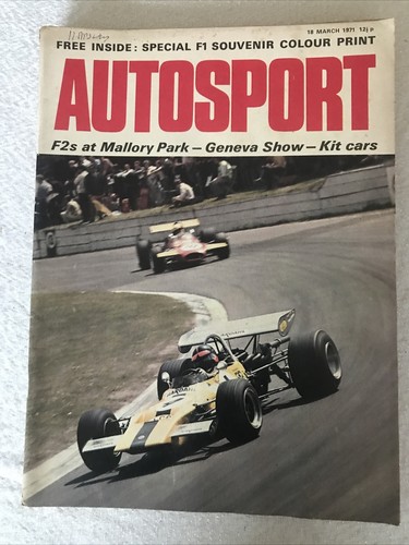 Autosport magazine march - magazine, 18