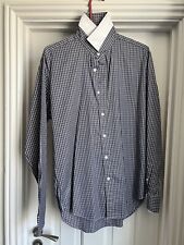 TM Lewin John Francomb Classics Check Fully Fitted Casual Shirt Men's Size 15.5