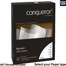Conqueror A4 Paper 100gsm 500 Sheets (Select your Ream) VAT Invoice