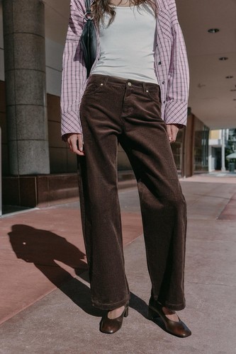 Zara brown corduroy - brown,
