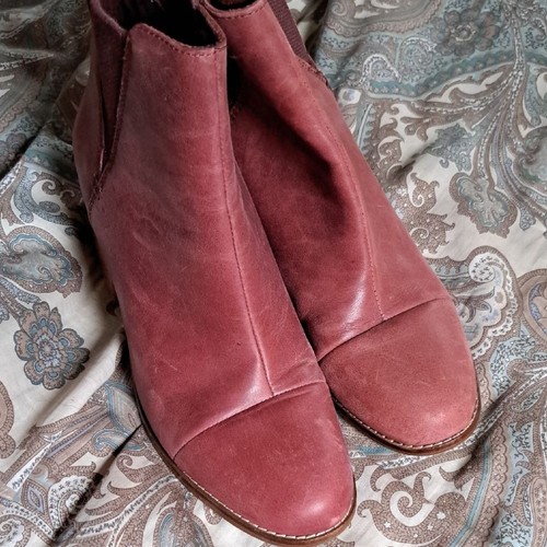 Toms red ankle boots - ankle,