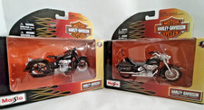 MAISTO 1:18 HARLEY DAVIDSON DIE-CAST REPLICA 1948 PANHEAD & 2000 FLSTC Softail