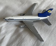 Vintage Ertl Lufthansa Douglas DC-10 Diecast Model, Aircraft Airline Memorabilia