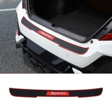 Car Door Sill Rubber Cover Scuff Plate Rear Bumper Guard Protector Accessories