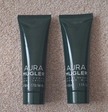 Mugler Aura 50ml Body Lotion And 50ml Shower Gel. Opened But Not Used As Shown.