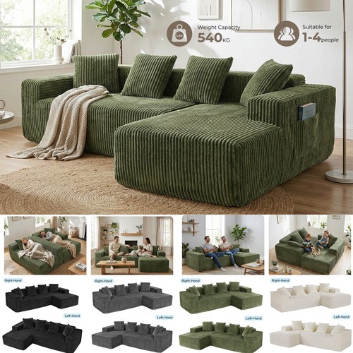 Shaped corner sofa with - sofa,