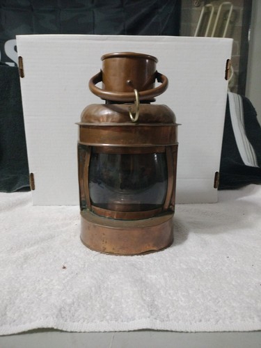 Antique copper nautical ship - copper,