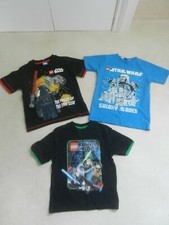 Boys Lego Star Wars T-Shirt Bundle x 3 Age 3-4 Years Next M&S TU Darth Vader