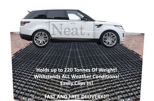 Gravel grass grid - grid, paver