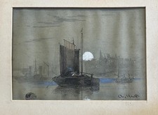 ANTIQUE WATERCOLOUR PAINTING