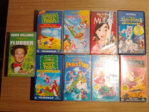 Disney vhs collection - 9x,