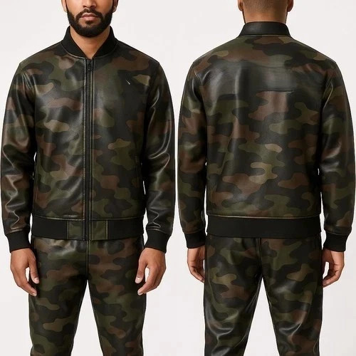 Men camouflage faux - men's,