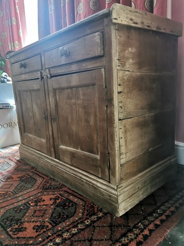 Antique pine large - antique, cupboard