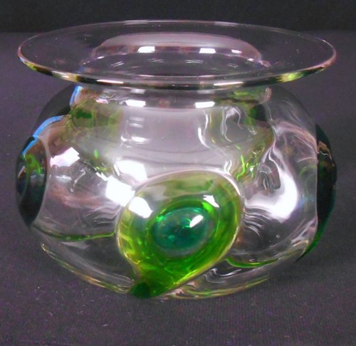 Large hand blown globular - a,