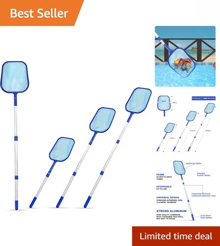 Telescopic leaf skimmer for - telescopic,