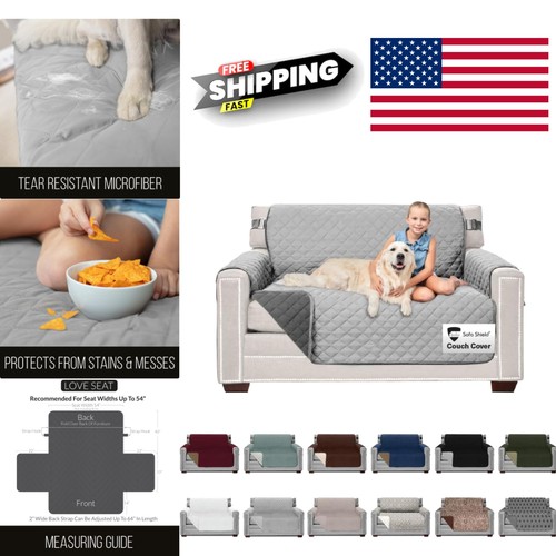 Quilted loveseat cover - quilted,