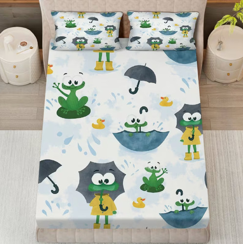 Cartoon rubber duck fitted - rubber,