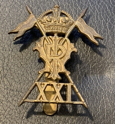21st lancers cap badge - 21st,