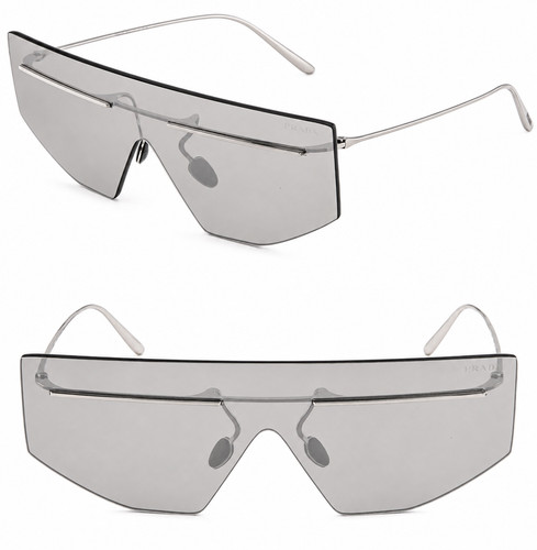 Prada silver mirrored rimless - prada,