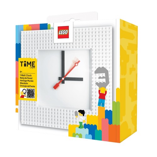 Lego wall clock - clock, personalise