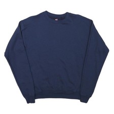 HANES Mens Navy Blue