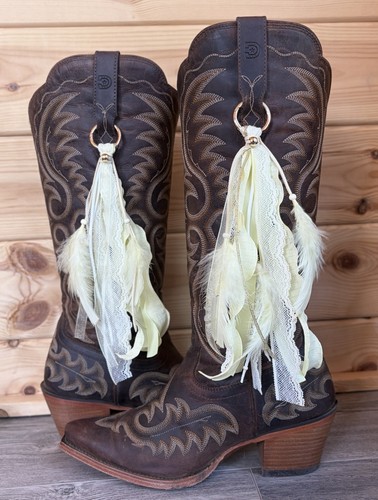 Yellow cream gold beaded - /,