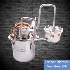 10~30L Moonshine Still Water Alcohol Distiller Wine Brew Kit Whisky Brandy 3 Pot