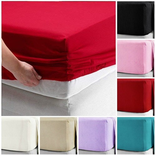 Flannel extra deep fitted bed - fitted,