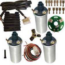 TRIUMPH ELECTRONIC IGNITION KIT 3 CYLINDER (WITH 3 X 4 VOLT COILS)  SPX022A