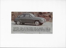 1967 Saab 96 saloon & Saab 95 estate car (two-stroke engine) leaflet