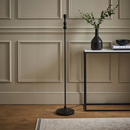Metal candlestick floor lamp - metal,
