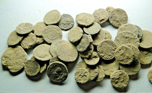 Five ancient roman bronze - ancient,