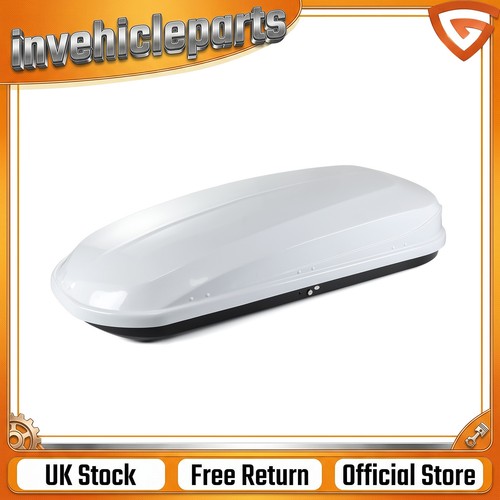 Car roof box 400l white - roof,