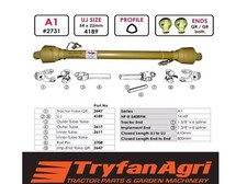 PTO Shaft 800mm Compact