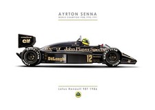 Digital Art Print Ayrton Senna