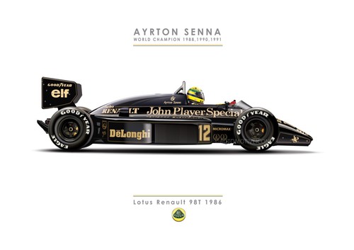 Digital art print - print, ayrton