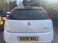 FIAT PUNTO GRANDE SPORTING  3 DOOR 2008 TAILGATE WITH SPOILER WHITE 249 BREAKING
