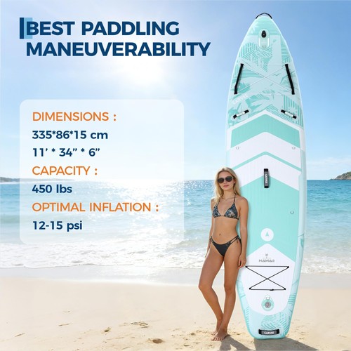 11ft inflatable paddle board - inflatable,