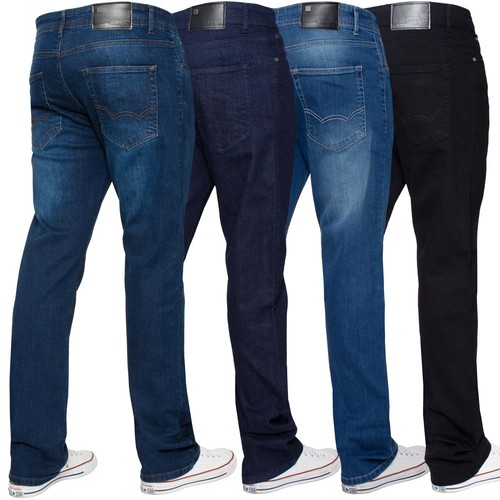 Enzo mens stretch jeans - mens,