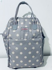 Cath Kidston grey polka dots Printed Large Backpack/ Hand / Cabin Luggage