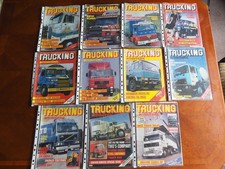 Vintage Trucking International Magazines full years Issues from 1987 (11 Copies)