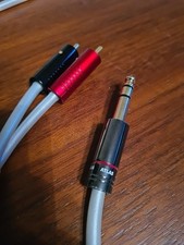 Atlas Element 6.35mm to 2 RCA Audio Cable 3m Length.Barely Used Great Condition.